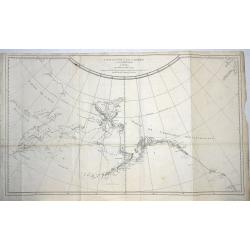 Carte de la côte N. O. de l\'Amérique et de la côte N. E. de l\'Asie reconnues en 1778 et 1779..