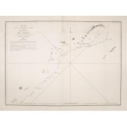 Plan de la partie des iles, ou archipel de Coree, vue au mois de Mai 1787 par les Fregates Francaises la Boussole et l'Astrolabe. . . .