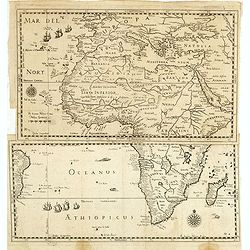 [Two sheet map of Africa.]