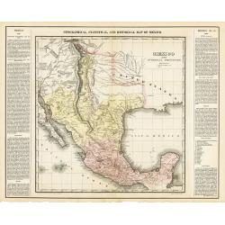 Geographical, Statistical, & Historical Map of Mexico