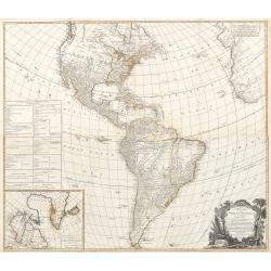 A New Map of the Whole Continent of America, Divided into North and South and West Indies...