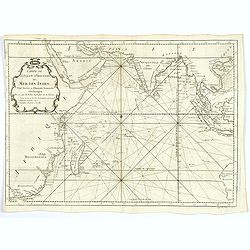 Carte de l'Ocean Oriental ou Mer des Indes. . .