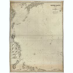 Western Pacific (Chart n°4), 1877 ( Ink stamp Imray and son London 1878)