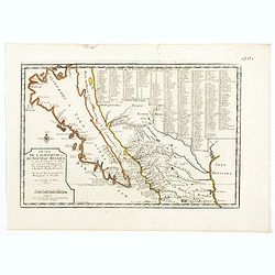 Cette Carte de Californie et du Nouveau Mexique . . .