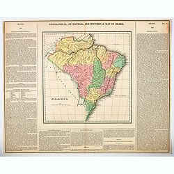 Geographical, Statistical, and Historical Map of Brazil.
