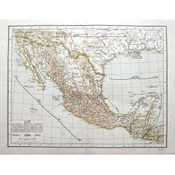 [Untitled Turkish map of Central America, from California until Honduras]