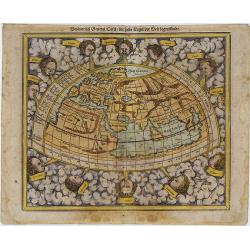 Ptolemeisch General Tafel, die Halbe Kugel der Welt Begreiffende&#8203;.