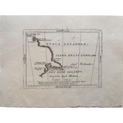 Nuova Zelandia, ò Terra Degli Stati, detta dagl'Hollandesi Het Niew Zelandt. scoperta dagli medemi l'anno 1654 . . .