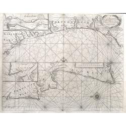 A Sea Chart of part of the Coasts of Gallisia and Portugall from Capo do Finisterre...