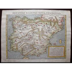 Hispaniae Regionis Nova Descriptio.