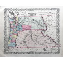 The Territories of Washington and Oregon.